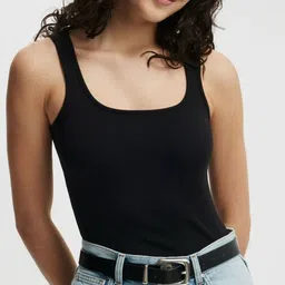 kamowear Women White, Black Tank Top/Vest image 2