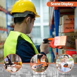 Q-IMAGE HC-3208 2D Barcode Scanner | USB Wired 1D/2D/QR Code Reader | Reader for Retail Stores, Kirana Shops, Warehouses & Supermarkets 2D Camera Barcode Scanner image 5