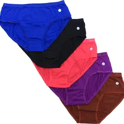 prithvi innerwears Pack of 5 Women Hipster Multicolor Panty-picture-17