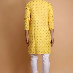gajdant Men Cotton Blend Kurta Pyjama Set image 3
