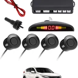 Black Reverse Car Parking Sensor for Universal for All Cars-75 Set of 4 pcs Car Parking Sensors with LED Parking Assistant Kit-75 Parking Sensor-image-63