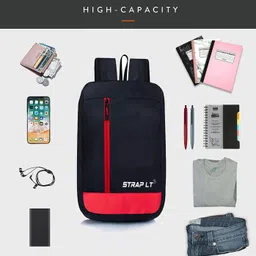 straplt SCHOOL/COLLEGE/OFFICE SMART BACKPACK TRAVEL BUSINESS OFFICE BACK Waterproof Backpack image 4