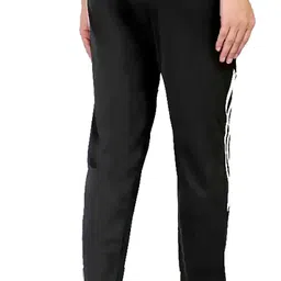 avolt Pack of 2 Men Striped Black, Grey Track Pants image 5