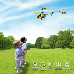 loftnsoft Gravity sensor RC Helicopter with Safety Sensor and 3D Light - Pack of 1 image 5