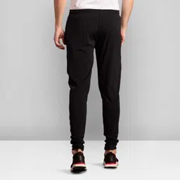 eltrud Pack of 2 Men Solid Black, Dark Blue Track Pants image 2