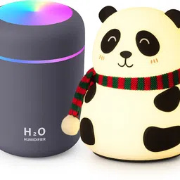 H2O Humidifier & Panda Night Lamp Combo Table Lamp-image-2