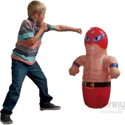 kindertales Hit Me Toy for Punching Bag for 3D Inflatable PVC Children Kids Boys Girls Inflatable HitMe Toys image 1