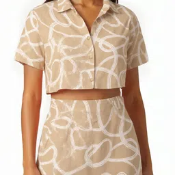 glitchez Shirt Skirt Co-ords Set image 3