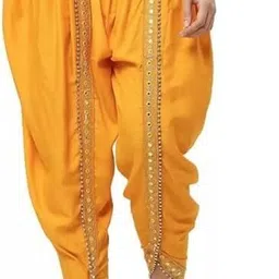 meemaya Embroidered Cotton Women Harem Pants image 1