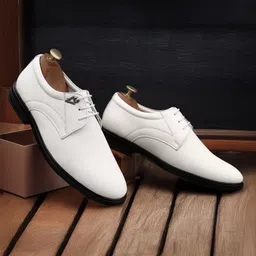 zixer Men's Vintage Core Italian Fashion Classic Formal Shoes for Men Oxford Office Lace Up For Men-picture-11