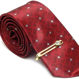 MUTAQINOTI Silk Cufflink & Tie Pin Set image 3