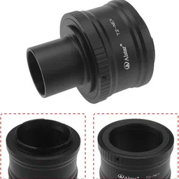 Alstar T/T2 Lens Mount Adapter Ring and M42 to 1.25" Telescope Adapter (T-mount) for Sony-NEX Camera - Precision machined T2 adaptor ring for all Sony NEX compact system cameras Electronic Lens Adapter image 2