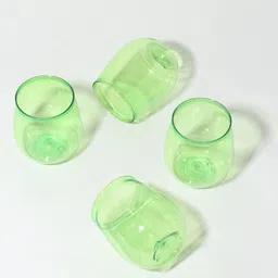 (Pack of 48) Transparent Unbreakable,Premium Reusable Drinking Glasses for Home & Kitchen Glass Set Water/Juice Glass-image-7