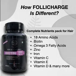 follicharge Multivitamin For Men And Women Touche Wellness Pack of image 3
