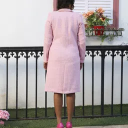 campus sutra Polyester Solid Coat For Women image 2