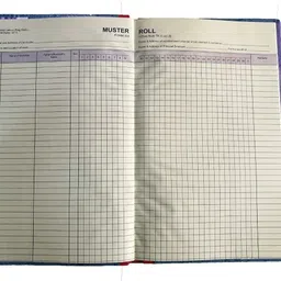Muster Roll Register, Under Rule 78, Pack of 1 2-Part Record keeping-image-3