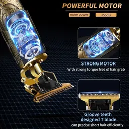 HouseOfCommon Professional Cordless Hair Trimmer 90 min Runtime 4 Length Settings image 2