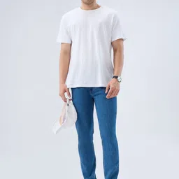 killer Men Slim Mid Rise Blue Jeans image 5
