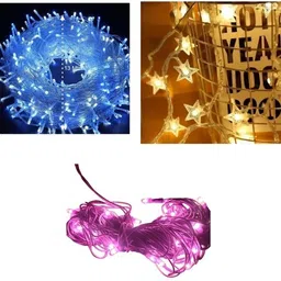 nirvair 36 LEDs 13 m Multicolor Steady Strip Rice Lights-picture-34