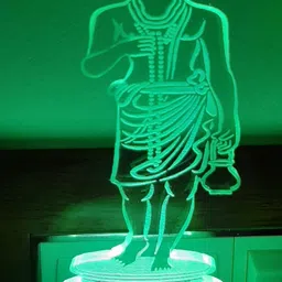 feelon NILKANTH VARNI Acrylic 3D Illusion RGB 7 Colour Changing LED Plug and Play Night Lamp image 4