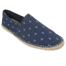 unikicks Men's Espadrille Canvas Casual Shoes - Dark Blue | Shoes for Men and Boys | Casual Shoe | (Size:9) image 2