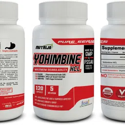 nutrija Yohimbine HCl - 5 Mg Capsules image 4