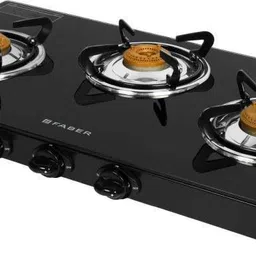 faber Shine 300 CT Glass Manual Gas Stove image 3
