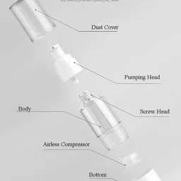 primefinds Refillable Cosmetic Travel Pump Bottles Bottled Water Dispenser image 3