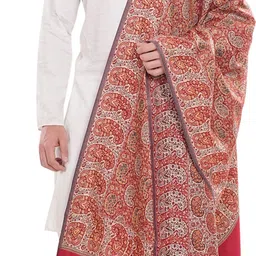 manra Wool Paisley Men Shawl-picture-27