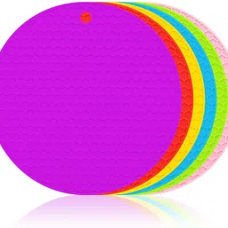 Silicone Hot Mat Random Set of 6 Matte Trivet-image-15