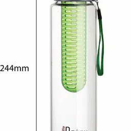 cello Detox Fruit & Tea Infuser Glass Water Bottle 750 ml Bottle image 4