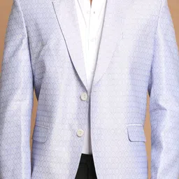 jbn creation Men Self Design Single Breasted Casual Blazer image 4