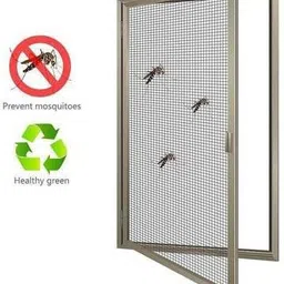 bloriza Nylon Infants Nylon Infants Window Screen Repair Mesh Tape, Window Screen Door Repair, Mosquito Net Repair, Patches for Doors Window Screen, Screen Door Hole and Scratches | Pack of 1 Mosquito Net (White) Mosquito Net image 3