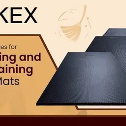 COW MAT-Waterproof Rubber-Black19 (Mat 8*5 Feet) BPA Free For Horse- Cow, Dog, Hamster, Guinea Pig, Miniature Pig Pet Mat-image-21