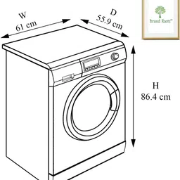 paradise home decor Front Loading Washing MachineCover image 4