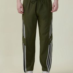 hrx by hrithik roshan Men Solid Olive Track Pants-picture-1
