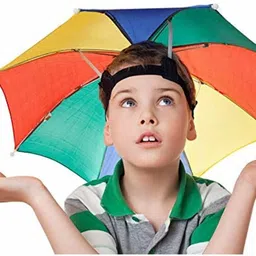 green bird Kids Cap Style Umbrella for Boys Girls with Rain Protection Waterproof_L53 Umbrella image 1