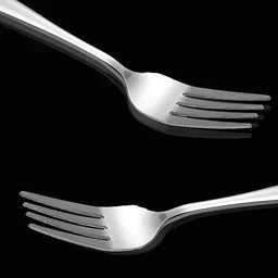 arscart PREMIUM SAINLESS STEEL FOR SET OF 6 PCS Silver Dinner Fork Set image 5