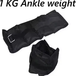 vellfire (1 Kg x 2) Ankle Weight | Wrist & Leg 1 Kg Each, Pair Black Ankle Black Ankle & Wrist Weight-picture-45