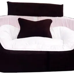 tranding stylish Luxury Coller Sofas , Beds With Haddi For Dog And Cat M Pet Bed image 3