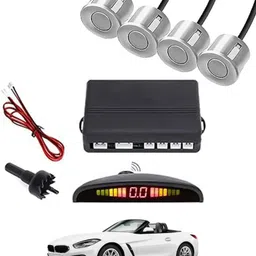 autofetch Universal 4 Silver Reverse Parking Sensor-AF25N741 Universal 4 Silver Reverse Parking Sensor-AF25N741 Parking Sensor-picture-27