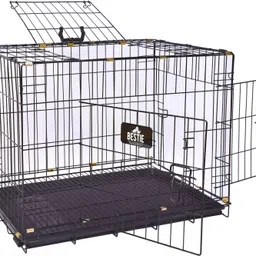 bestie 42 inch Dog Cage/Kennel for Dogs, with Removable Tray Paw Protection Hard Crate Pet Crate-picture-26