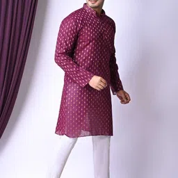 r m dresses Men Pure Cotton Kurta Pyjama Set image 4