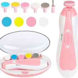 sevenspace Baby Nail Trimmer with 6 Grinding Heads Safe for Newborn Baby,Nail File Electric-picture-43