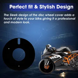 otoroys 17 INCH Acrylic PRO Disc Wheel Cover For KTM DUKE200, RC200, (SET OF 2) Bike Fairing Kit image 3
