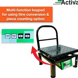 ACTIVA 50kg weighing scale GRILL,Double display weight machine for shop,MS 5gram Weighing Scale image 4