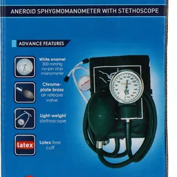 AccuSure Aneroid Sphygmomanometer With Stethoscope Bp Monitor image 3
