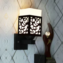 shyamji Uplight Wall Lamp Without Bulb image 3