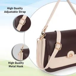 lakura Women Brown Hand-held Bag image 5