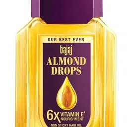 bajaj Almond Drops non sticky hair oil 95ml Hair Oil image 2